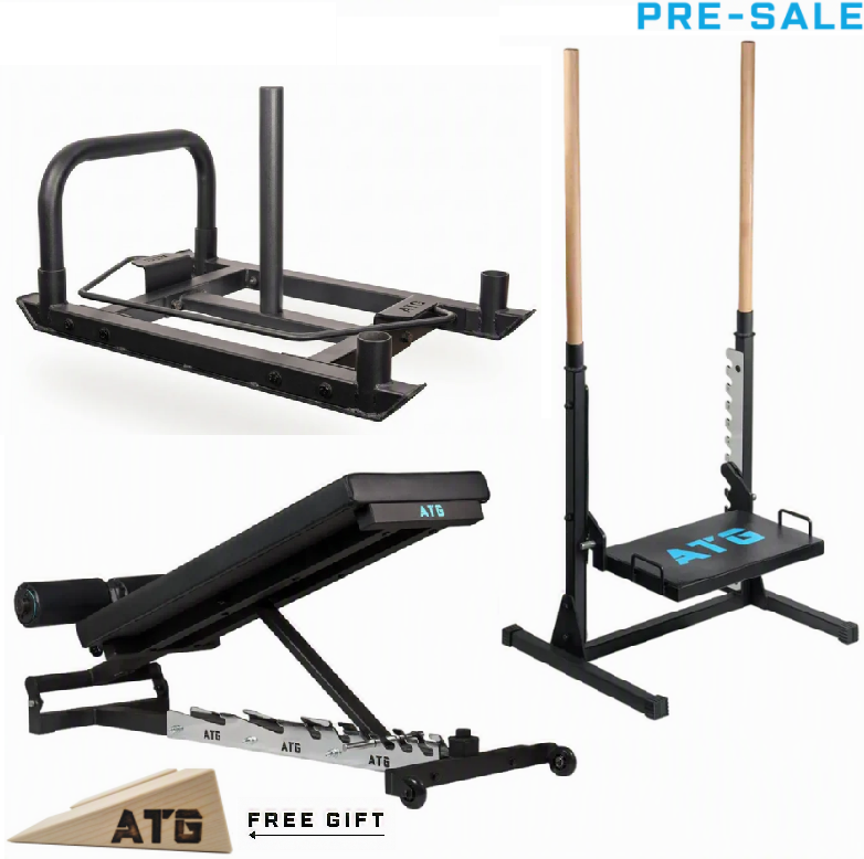 ATG Adjustable Nordic Bench & ATG Mobility Box & ATG Sled
